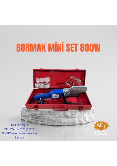 Mini Plastik Boru Kaynak Makina Seti