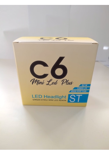 H11 Led Mini Led Xenon 12800 Lümen H11 Slim Led Zenon Beyaz