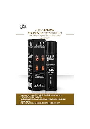 Siyah Black Dip Kapatıcı & Dolgunlaştırıcı Saç Spreyi 150 Ml