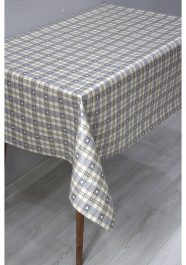 Astarlı Silinebilir Pvc Muşamba Masa Örtüsü C57-5-kahve