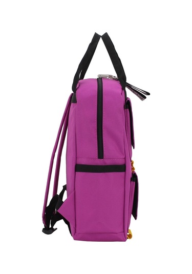 Case Club Kadın Sırt Çantası Yandan Cepli Su Geçirmmez Kumaş Pembe
