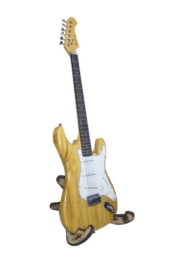 Ahşap Klasik Akustik Elektro Gitar Standı Donizetti Siyah