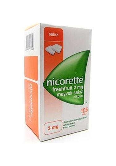 Nicorete Meyveli Sakız 2mg 105 Adet