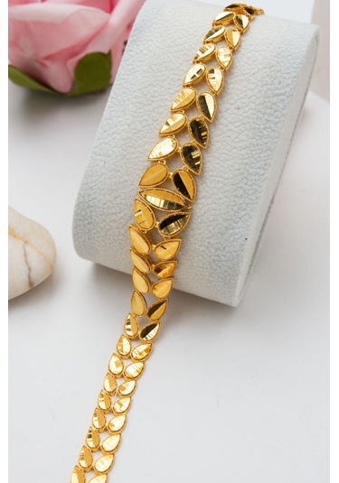 Latif Kuyumculuk 22 Ayar Altın Füzyon Döküm Kadın Bileklik Lkblk1218 Altın Sarı Altın