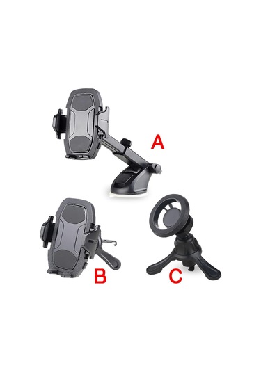 Sağlam Araba Kamyon Telefon Tutucu Uzun Kollu Ön Cam Cep Telefonu Tutucu Vantuzlu, Titreşim Önleyici Sabitleyici Manyetik Emişli Çok Renkli