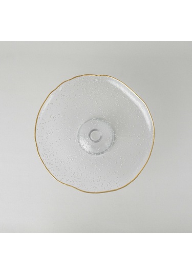 Linens Bubble Ayaklı Servis 33 Cm Gold Gold