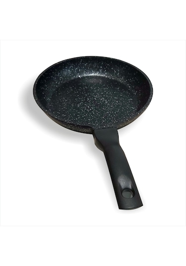 27cm Büyük Bakalit Kulp Yanmaz Yapışmaz Granit Yüzey Tava