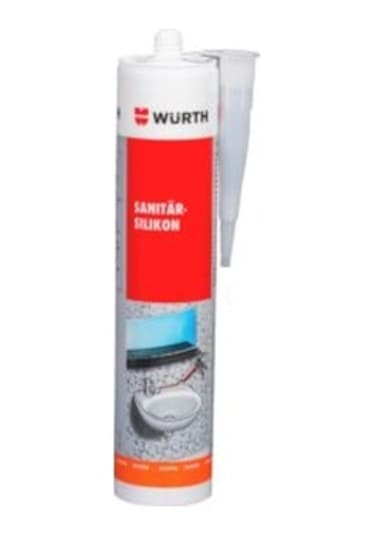 Würth Silikon Asetat Şeffaf 310ml- Hava Koşullarına Dayanıklı, Elastik Sızdırmazlık Çözümü