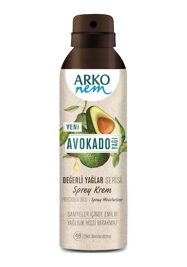 Arko Nem Değerli Yağlar Avokado Sprey Krem 150 ML
