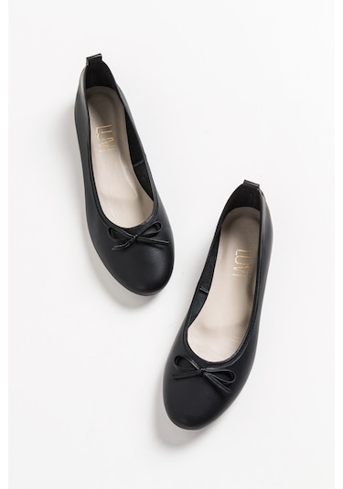 Luvishoes Cilt Kadın Babet Siyah