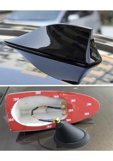 Extra Marketing Volkswagen Passat Uyumlu Oto Balık Sırtı Anten Elektrikli Köpekbalığı Balina Tavan Anteni