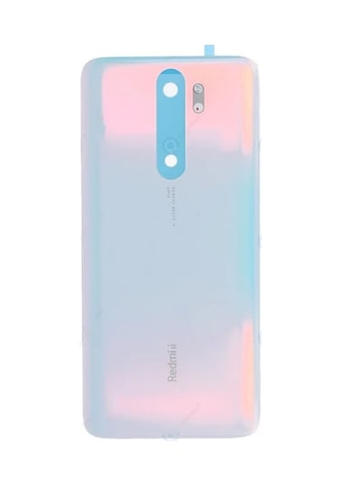 Xiaomi Redmi Note 8 Pro Beyaz Arka Pil Kapağı Batarya Kapağı Beyaz