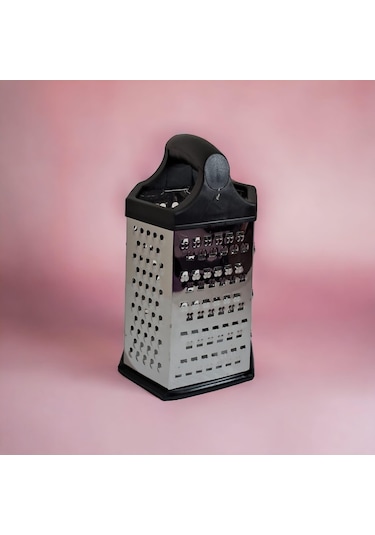 Kule Rende 6 Köşe 6 Fonksiyonlu Lüx Saplı Rende 22 Cm El Rendesi Peynir Sebze Patates Rende