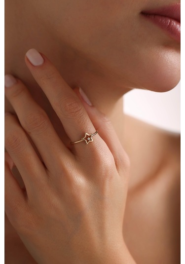 Tek Taşlı Yıldız Yüzük Gianfranco