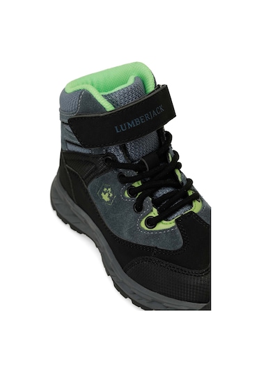 Lumberjack Maxım Hı Jr 4pr Lacivert Erkek Çocuk Outdoor Bot Lacivert-lıme Lacivert - Yeşil