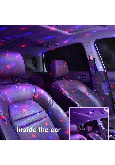 Yifomall Araba Işığı Rgb 3w Usb Şarjlı, Ses Kontrollü Ritim, 300mah Batarya, Güçlü Mıknatıs, Siyah D88 Kumanda Yok Diğer