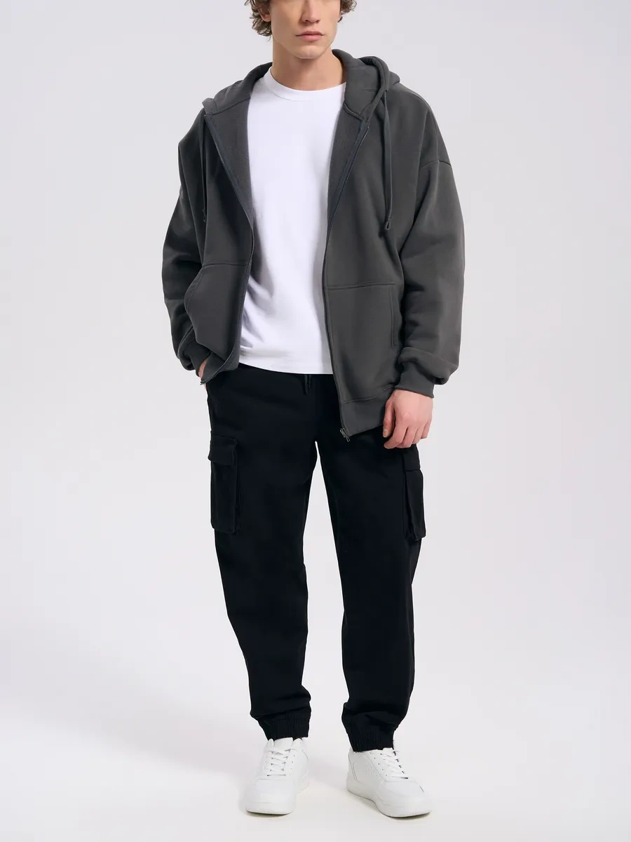 Tvoe Yan Cepli Kargo Pantolon 170159569 Siyah