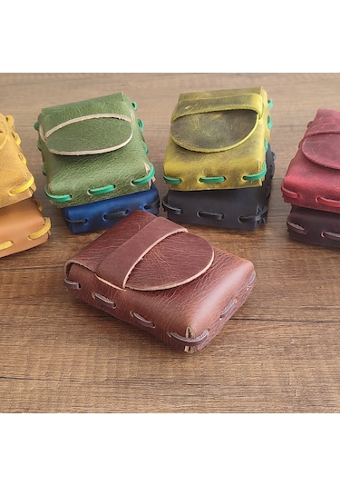Sumerian Leather Craft  Deri Sigara Kılıfı Tarçın