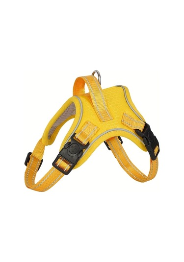 Maxaccess Yumuşak Pedli, Burkulmaya Dayanıklı, Ayarlanabilir Reflektif Köyeği Ysk L Sarı Desen