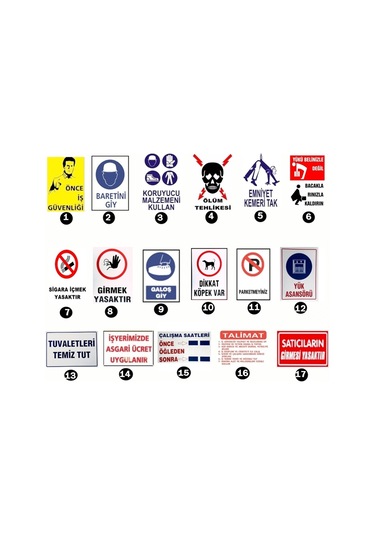 Lorex Pvc Uyarı Ikaz Levhaları