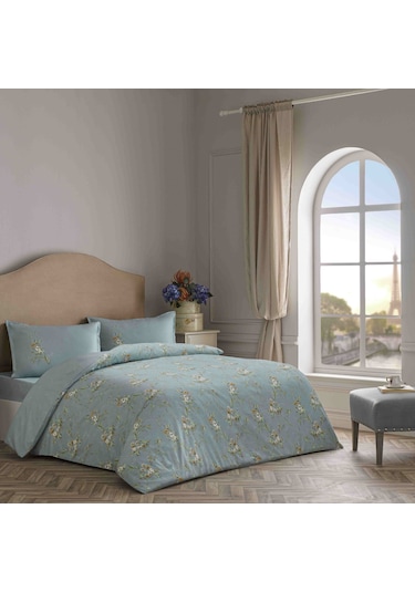 Linens Sc Allday Luce Nevresim Takımı Çift Kişilik Mavi MAVI