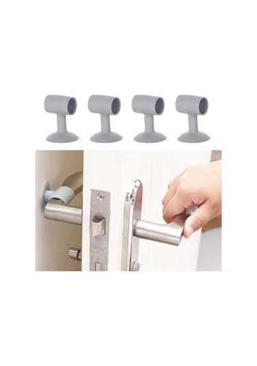 River World 4 Adet Çok Amaçlı Vakumlu Kapı Stoperi,kablo Organizeri,telefon Sabitleyici