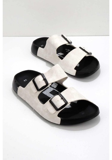 Beyaz Erkek Terlik E04529065101 Beyaz