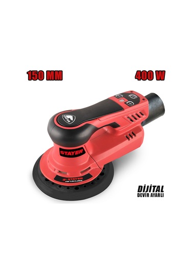 Stayer STY-RO5 400W Kömürsüz Eksantrik Zımpara