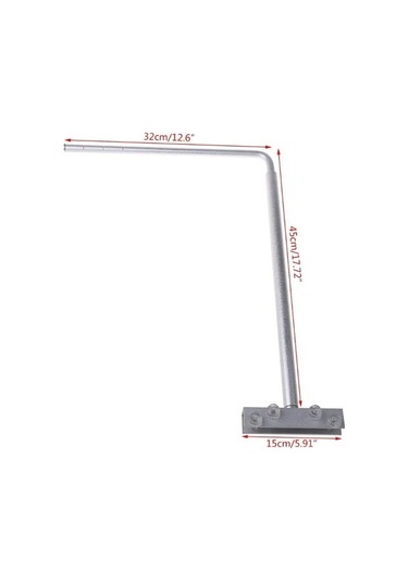 Silkroadselect Longbangdian Shop Evrensel Alüminyum Alaşımlı Akvaryum Balık Tankı Işık Asılı Standı Güvenli Bir Şekilde Fikstür Desteği Askı Led Lamba Tutucu Klip Araçları Renkli