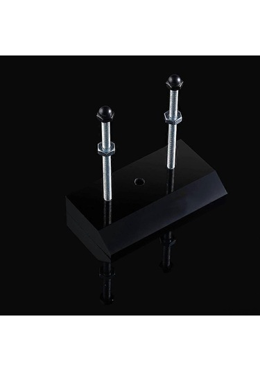 Youmex Siyah Akrilik Skateboard Duvar Montajlı Gösterge Rafı - Lüks Model, 13x9x1cm, 70g Siyah