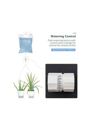 Cbtx Bahçe Dış Mekan Otomatik Bitki Saksı Çiçek Sulama Aracı 2L