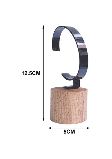 Homyl Saat Teşhir Standı Premium Braket Bileklik Tutucu Bilezik Siyah