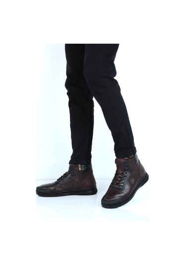 Tardelli 3746 Kauçuk Termal Kürklü Erkek Deri Bot 001