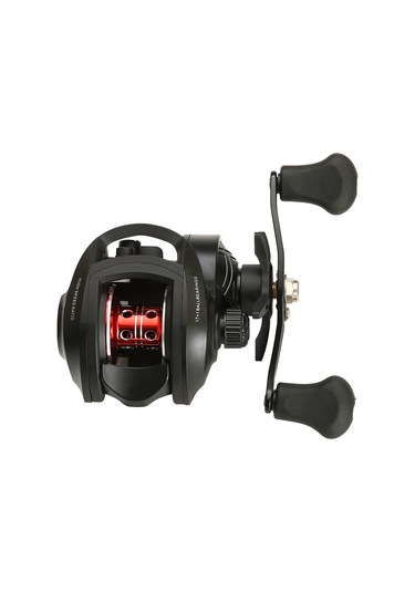 Dianziye Sağ Elle Sürüşlü Siyah-kırmızı Balık Makinesi - 17+1 Balata, 7.2:1 Dişli Oranı, 8kg Sürtünme Gücü, Çift Fren Sistemi