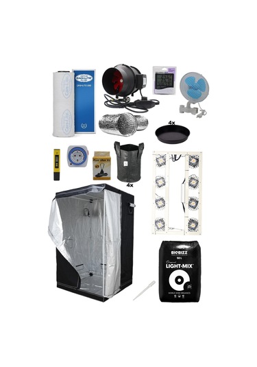 80x80x180 Bitki Yetiştirme Kabin Seti Eco