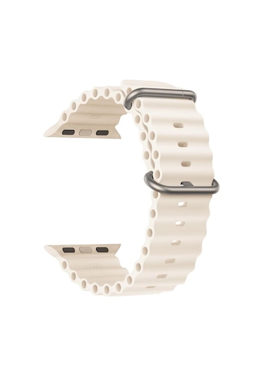Fitcase Apple Uyumlu  Watch 42/44/45/49 MM Ocean Silikon Kordon