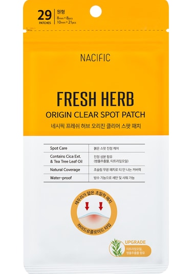 NACIFIC Fresh Herb Origin Clear Spot Patch 29 Adet , Şeffaf Yama , Koruyucu Bakım Pedi