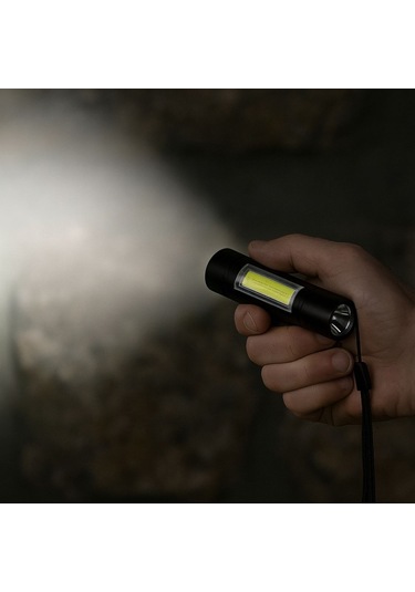 Kutulu Mini El Feneri Taşınabilir Led Kamp Ve Acil Durum El Lam Çok Renkli