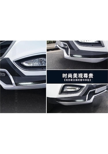 Hyundai İx35 Ön Arka Tampon Koruma Oem Stil Ledli 2009-2016