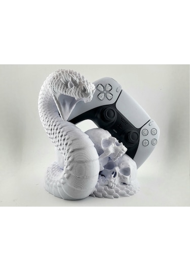 Controller Standı Ps5 Tutucu Yılan Ve Kafatası