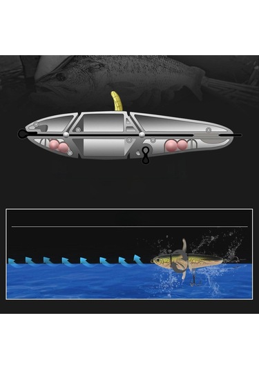 Suntek 2 Kancalı Balıkçılık Yemleri Aksesuarları Stil-e