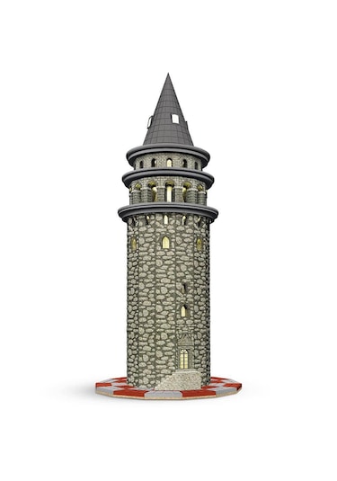 Enzo Küçük Mimar Galata Kulesi Maketi 12 12 29cm 1/200 98parça