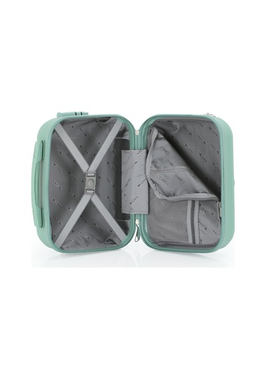 Mçs Polipropilen 3lü Valiz Seti Orta & Kabin & Makyaj V376 S23sy1000052-set 10426 Su Yeşili