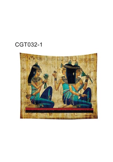 Novahub 95x73/130x150 Cm Mısır Firavunu Duvar Asılı Goblen Battaniye Zemin Dekor 130 150cm Cgt032-3 130 150cm Cgt032-3