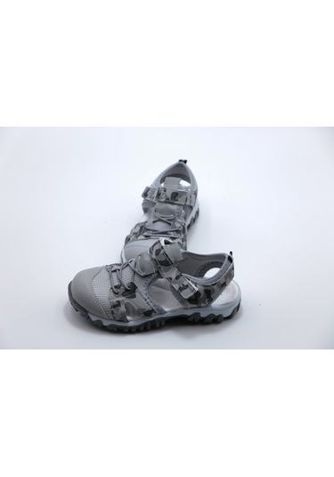 Ayakkabımood Arz Ortopedik Taban Önü Kapalı Erkek Çocuk Sandalet Gri