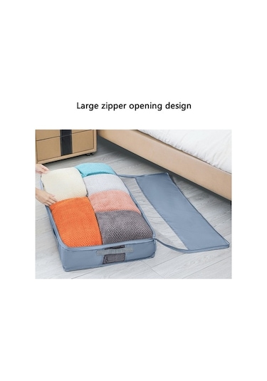 Dancemonkey Cbtx Moho&home Mdj-6185 Şeffaf Katlanabilir Oxford Kumaş Yorgan Ve Giyim Saklama Kutusu 140l