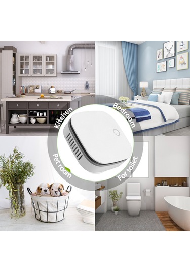 Youmex Ev/araba/ofis İçin Çift Modlu Zamanlayıcı Ozonlu Hava Temizleyici, Koku Giderici Ve Negatif İyonlu Sterilizasyon Cihazı Beyaz