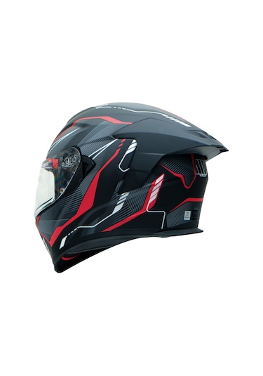My Helmets Mks001-bgr Yarış Spoiler Güneş Vizörlü Şeffaf Full Face Motosiklet Kaskı Çok Renkli
