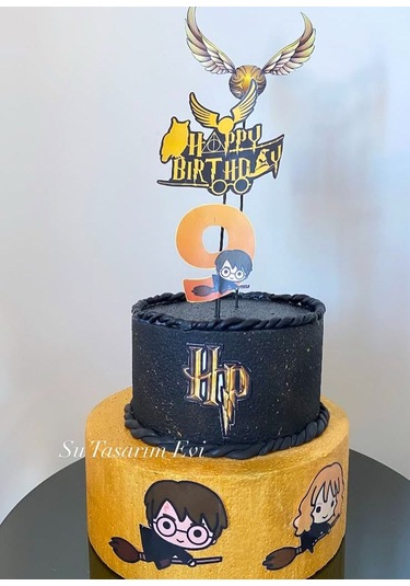Sutasarimevi Harry Potter Maket 2 Katlı Yaş Pasta