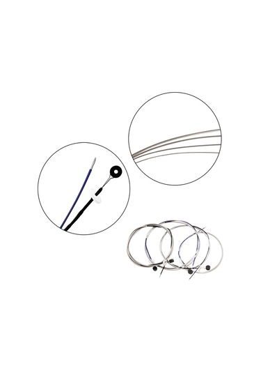 Ruicoo Keman Büyük Bas Teli Seti - Çelik Çekirdekli Nikel-krom Sarılmış 4 Lü Akustik Ses Kalitesi Teller